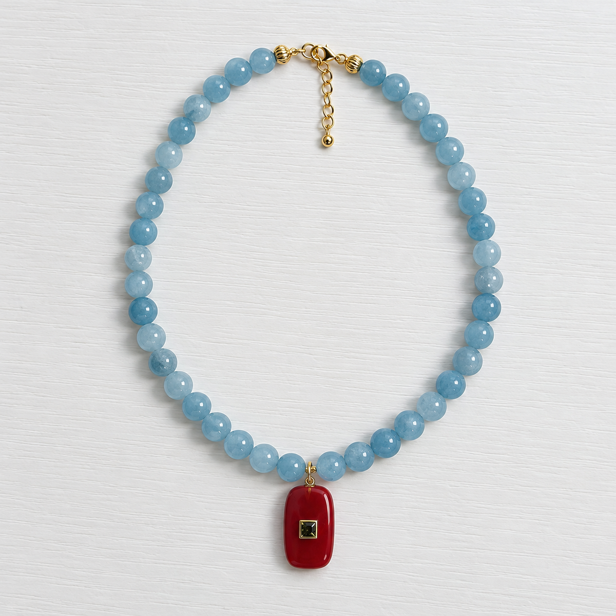 Color Theory Necklace - Blue