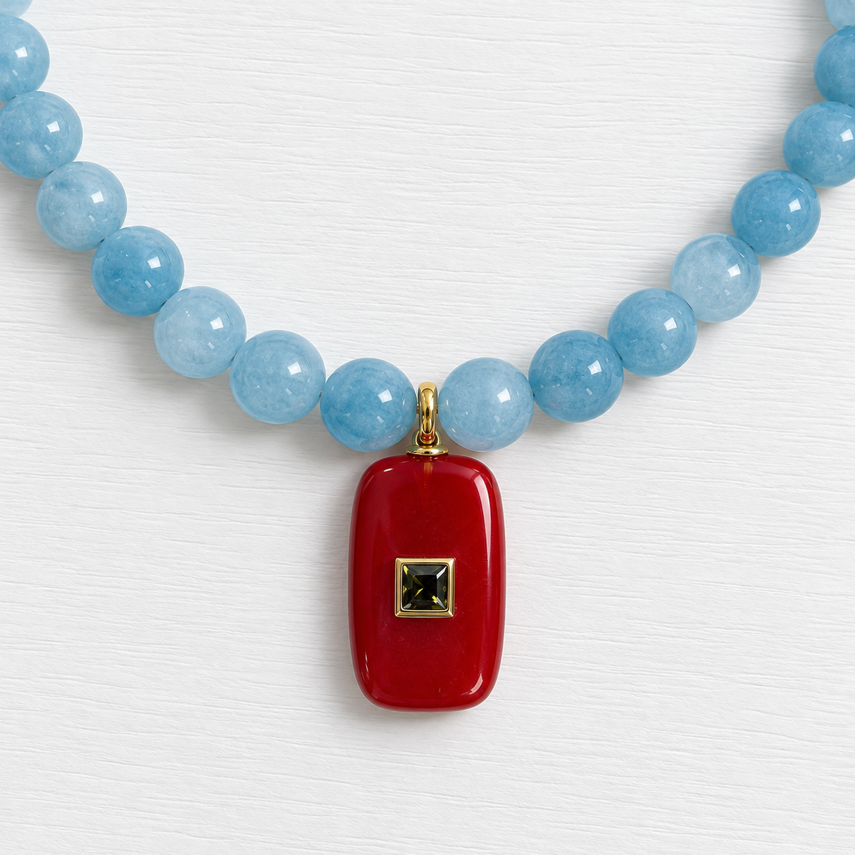 Color Theory Necklace - Blue