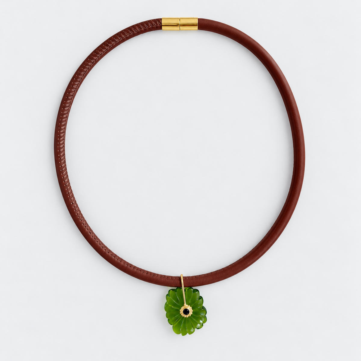Olive Twist Necklace