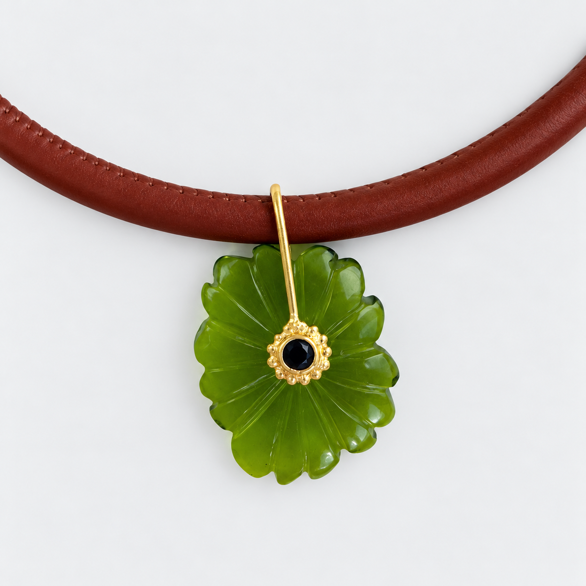 Olive Twist Necklace