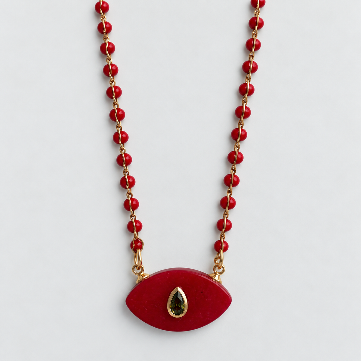 One Look Necklace - Red